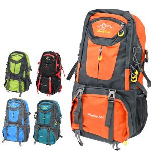 登山 リュック 大容量 スカイブルー オレンジ グリーン ブラック ブルー バックパック 40L 防水 多機能  アウトドア キャンプ 通学 旅行 ハイキング