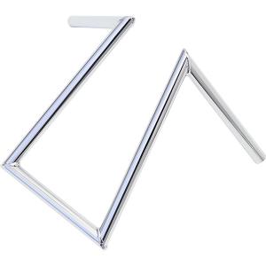 バイク Zバーハンドル シルバー Φ22.2 ハンドル 7/8インチ