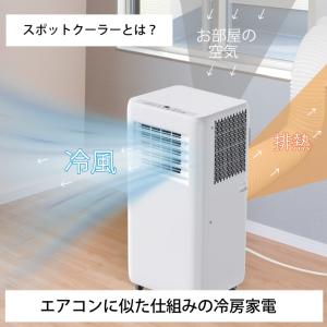 ポータブルクーラー スポットクーラー 排気対応...の詳細画像4