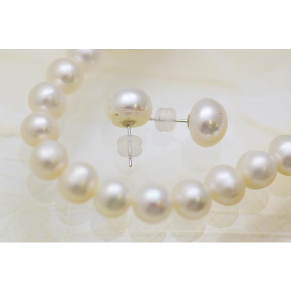 真珠 パールネックレス 真珠ネックレス 8mmサイズ ピアス イヤリング セット
