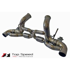 ニッサン 370Z (Z34) 用マフラー (Track Spec) (USAメーカー Top Speed