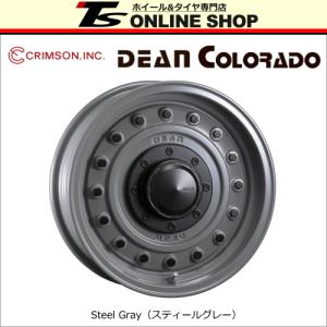 CRIMSON DEAN COLORADO 6.5J-16インチ (25) 5H/PCD150 ホイール１本 スティールグレー クリムソン ディーン コロラド｜topstone-bf