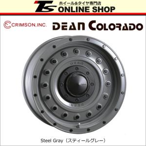 CRIMSON DEAN COLORADO 8.0J-17インチ (20) 6H/PCD139.7 ホイール１本 スティールグレー クリムソン ディーン コロラド｜topstone-bf