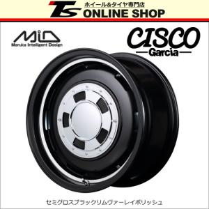 MID ガルシア シスコ 5.5J-16インチ (20) 5H/PCD139.7 セミグロスブラック ホイール１本 GARCIA CISCO｜topstone-bf