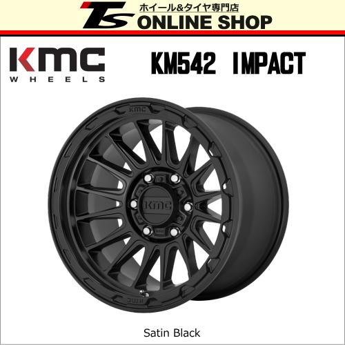 KMC  KM542 IMPACT 8.0J-17インチ (35) 5H/PCD114.3 ホイール...