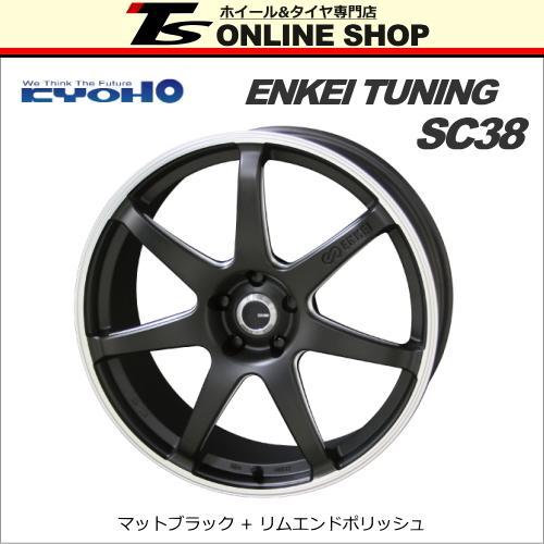 ENKEI TUNING SC38 8.0J-18インチ (48) 5H/PCD100 マットブラッ...