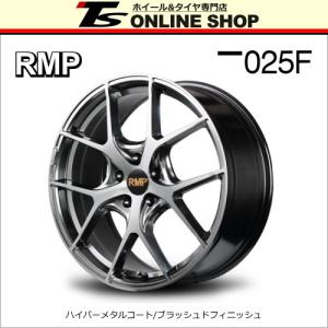 MID RMP 025F 7.0J-17インチ (40) 5H/PCD114.3 ハイパーメタルコート/ブラッシュドフィニッシュ ホイール１本 マルカサービス正規取扱店｜topstone-bf