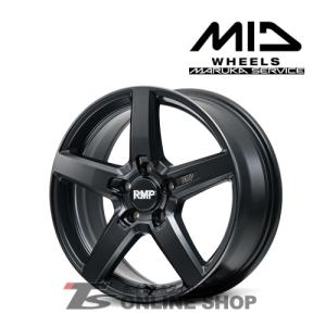 MID RMP 050F Cut Graphite 8.0J-19インチ (45) 5H/PCD114.3 カットグラファイト ホイール１本 マルカサービス正規取扱店｜topstone-bf