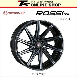 CRIMSON CLUB LINEA ROSSI FF 8.0J-19インチ (45) 5H/PCD112 ホイール１本 ダーククリア クリムソン クラブリネア ロッシ FF｜topstone-bf