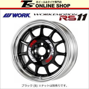 WORK エモーション RS11 6.0J-16インチ 4H/PCD100 ブラック 