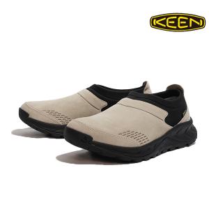 キーン メンズ ティーティーエス モック スリッポン 靴 KEEN TTS MOC WP 1031226 SAFARI/BLACK ウォータープルーフ 撥水 アウトドア 25FW