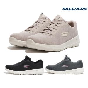 スケッチャーズ スニーカー SKECHERS 124094 GOwalk Joy Ecstatic ゴーウォーク ジョイ レディース BKW CHAR TPE 24SS 旅行｜toptotoponline