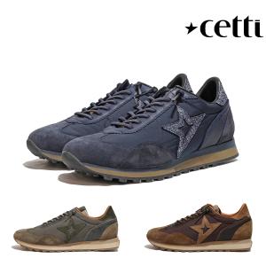 セッティ シューズ レザースニーカー 靴 cetti スペイン製 カジュアル 本革 C1259 ANTE-MESH NAVY ANTE-MESH TABAC MADE IN SPAIN 24FW