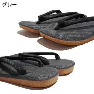 雪駄 サンダル 大和工房 ラタンメッシュ 市松...の詳細画像2