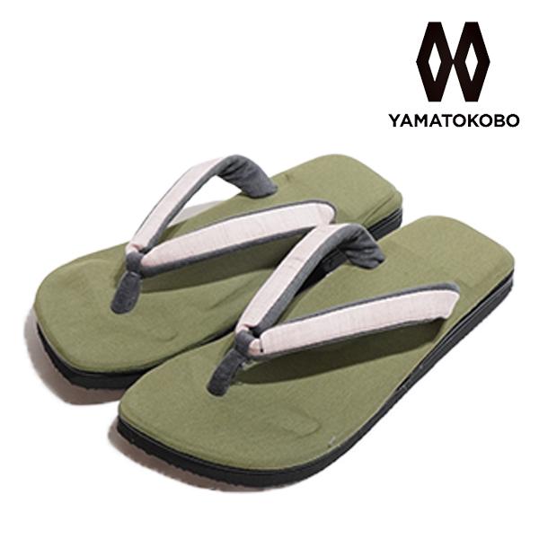雪駄 サンダル 大和工房 -Re:休- 奈良大和 緑茶染め R1162 日本製 MADE IN JA...