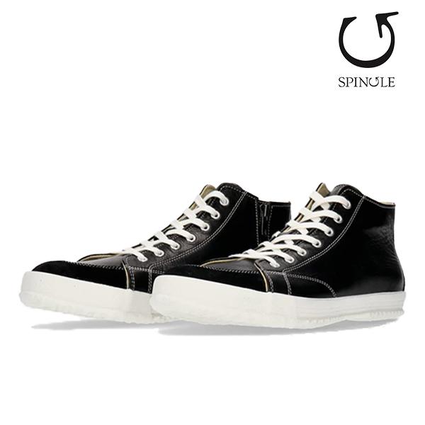 スピングルムーブ 靴 SPINGLE MOVE SP-356-05 BLACK ブラック ミッドカッ...