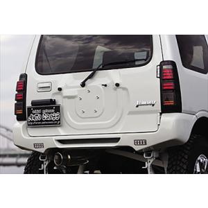 ジムニーjb23 前後ショートバンパー 　　　　　　　ししがりバンパー ジムニー JB23 リアショートバンパー : エアロ.カスタムパーツの