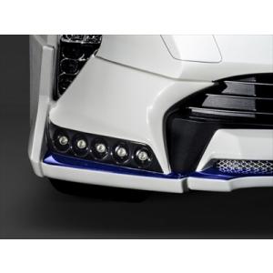 プリウス 50系 前期 ハイブリッド フロントハーフスポイラー用 LEDスポット 5連 ホワイト