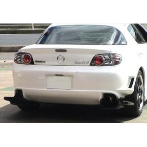RX-8 RS 後期 リアスーパーカナード カーボン製 : エアロ