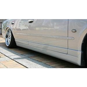 インフィニティ Q45（後期） EURO EDITION サイドステップ 塗装取付込