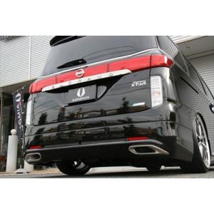 エルグランド E52 前期 マフラーフィニッシャー(片側出しマフラー