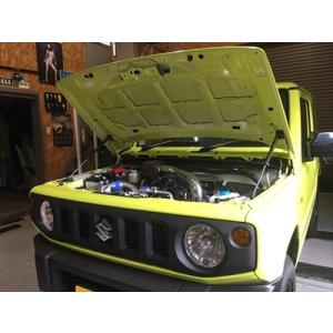 ジムニー JB64W ボンネットダンパー ブラックカーボン
