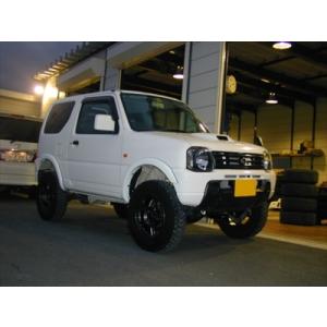 ジムニー JB23 30mmオーバーフェンダー 塗装取付込 : エアロ