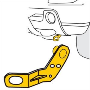 ジムニー JB33 牽引フック・フロント用 運転席側