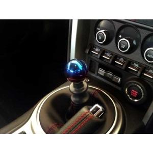 チタン製シフトノブ（マニュアル車専用）タイプQBR ブルー