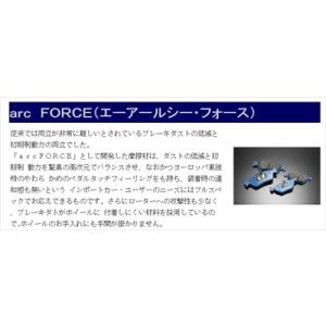 arc FORCE ブレーキパッド フロントのみ 155 2.5 V6 LUCAS キャリパー用 167A1E｜toptuner-store