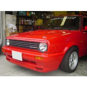 Golf2 フロントリップスポイラ- ビックバンパー用 塗装済み