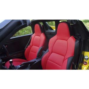 S660 JW5 アルファ/ベータ シートカバー 1台分セット カラー：レッド (S660専用)