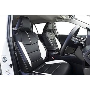 50系 RAV4 Adventure 専用シートカバー ブラック+ホワイト