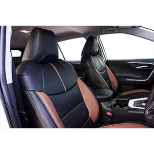 【納期：約４か月前後】50系 RAV4 ハイブリッド 専用モデル シートカバー ブラック