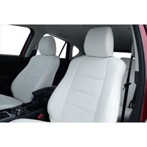 50系 RAV4 ハイブリッド シートカバー ポイント ホワイト