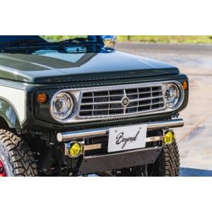 JB64W ジムニー フェイスグリル Su11 ABS製 エンブレム：ブラック 塗装済み