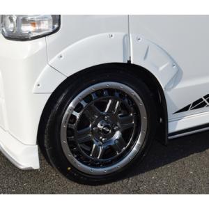 DA17V エブリイバン ワイドオーバーフェンダー メーカー単色塗装済 ZVJ ムーンライトバイオレ...