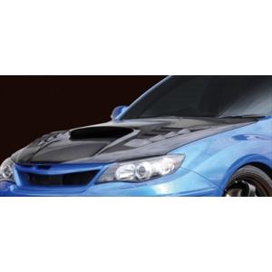 インプレッサ STI GRB ボンネット ダクト付 インレットダクト一体 FRP