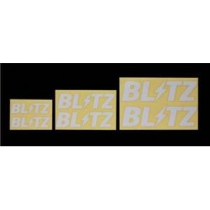 BLITZ Logo sticker カラー：ホワイト W：100