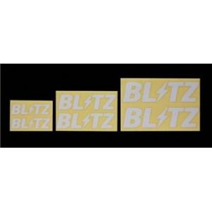BLITZ Logo sticker カラー：ホワイト W：150