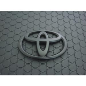 RAV4 エンブレム トヨタ マーク マットブラック 黒 リア オーバーレイ