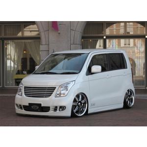 り*き様 スズキ ワゴンR MH23S フロントバンパー エアロ MH23S WAGON-R PHANTOM GA-MU フロントスタイリッシュバンパー