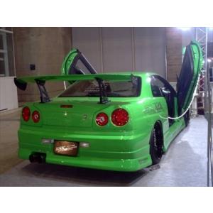 R34 スカイラインセダン リアバンパー 塗装済み : エアロ.カスタム
