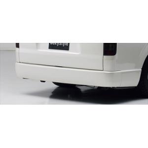 ハイエース 200系 1-4型 標準ボディ リアバンパー マフラーレス ハイエース 200系 1-4型 標準ボディ リアバンパー マフラーレス
