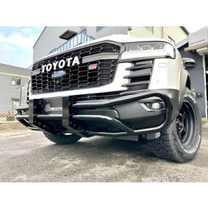 JAOS フロントバンパーガード タフブラック ランドクルーザー 300系 ZX