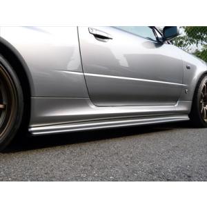 34R仕様サイドステップ+er34用フロントパイプ SHAFT AutoService ER34スカイライン4ドア用 タイプⅢサイド