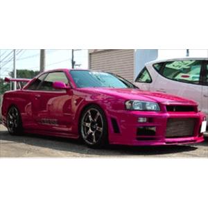 GTR34 BNR34 フロントバンパー 専用カナード 塗装済み