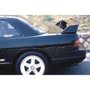 S13 リアウイングTYPE−2 4本足 塗装取付込 : エアロ.カスタム