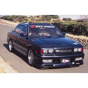 セドリック・グロリア Y32 フロントグリル＆アイラインセット 塗装済 V 