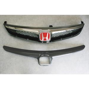 CIVIC TYPE-R FD2 GRILL FINISHER カーボン